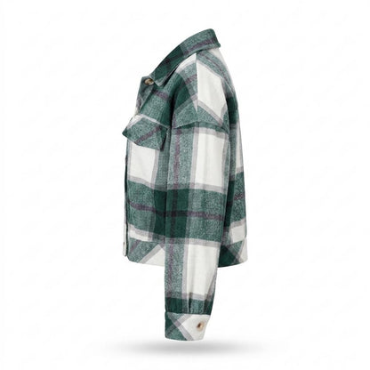 Mens Outlet House - Kakar | Plaid Cropped Jacket Women