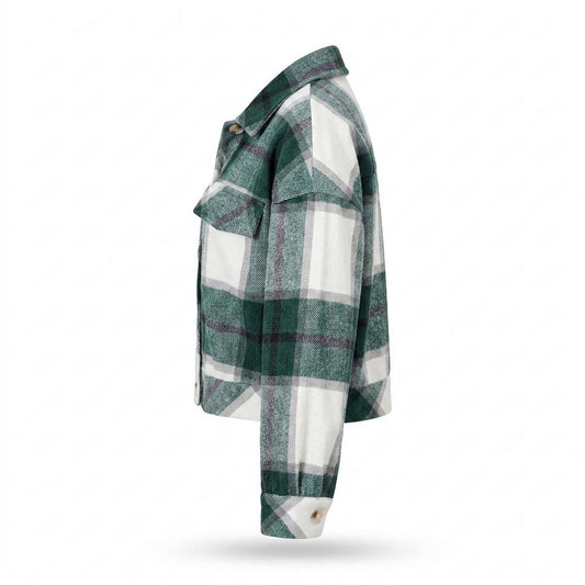 Mens Outlet House - Kakar | Plaid Cropped Jacket Women
