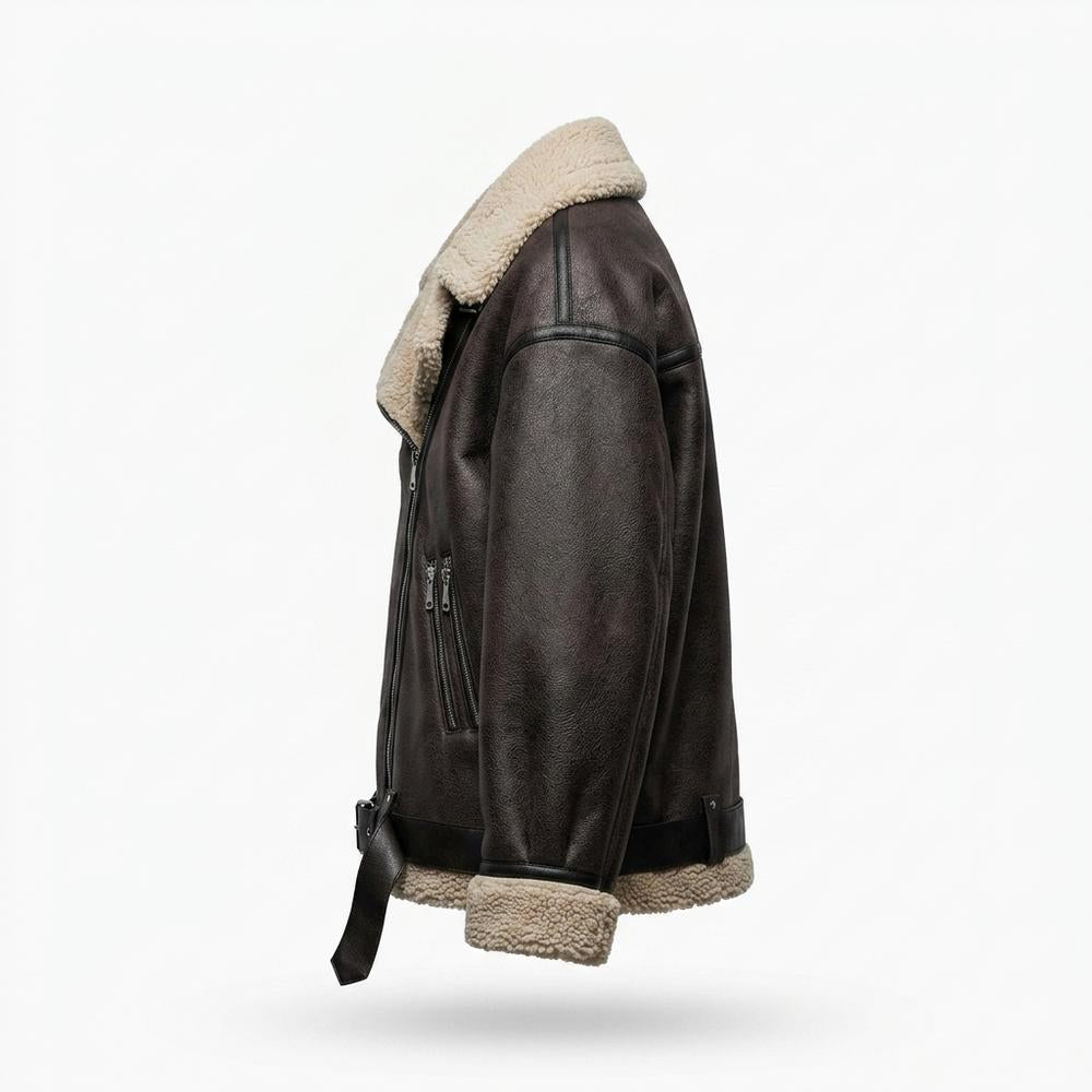 Mens Outlet House - Zasil | Fleece-Lined Oversized Jacket Women