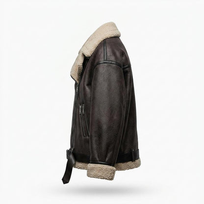 Mens Outlet House - Zasil | Fleece-Lined Oversized Jacket Women
