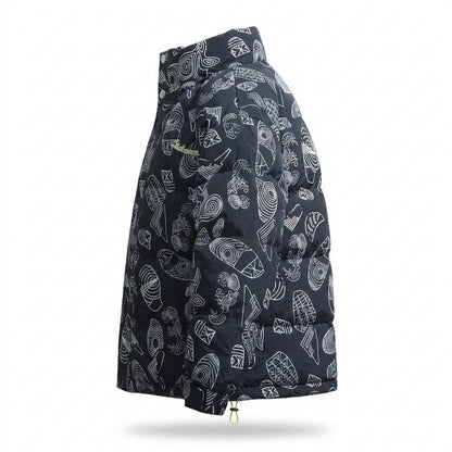 Mens Outlet House - Zelar | Patterned Quilted Jacket Unisex
