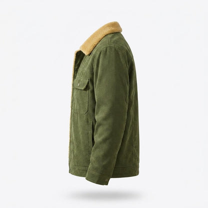 Mens Outlet House - Lesil | Corduroy Sherpa-Lined Jacket Men