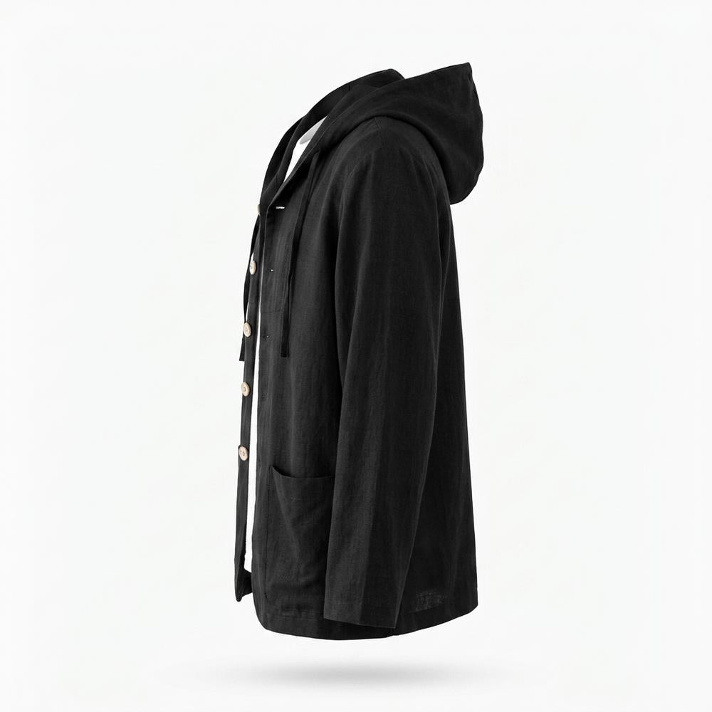 Mens Outlet House - Mibat | Linen Hooded Jacket Unisex