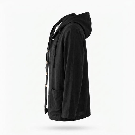 Mens Outlet House - Mibat | Linen Hooded Jacket Unisex