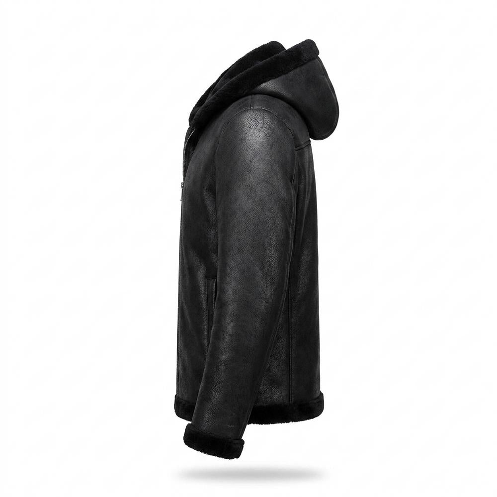 Mens Outlet House - Dalin | Shearling-Lined Hooded Jacket Men