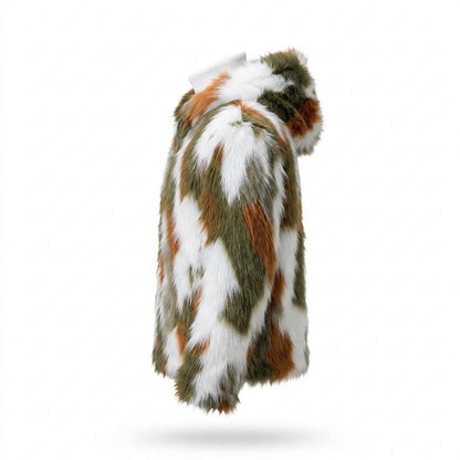 Mens Outlet House - Nirel | Faux Fur Hooded Jacket Men