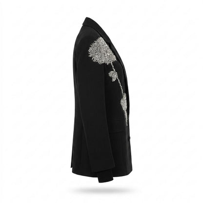 Mens Outlet House - Ninor | Beaded Single-Breasted Blazer Women