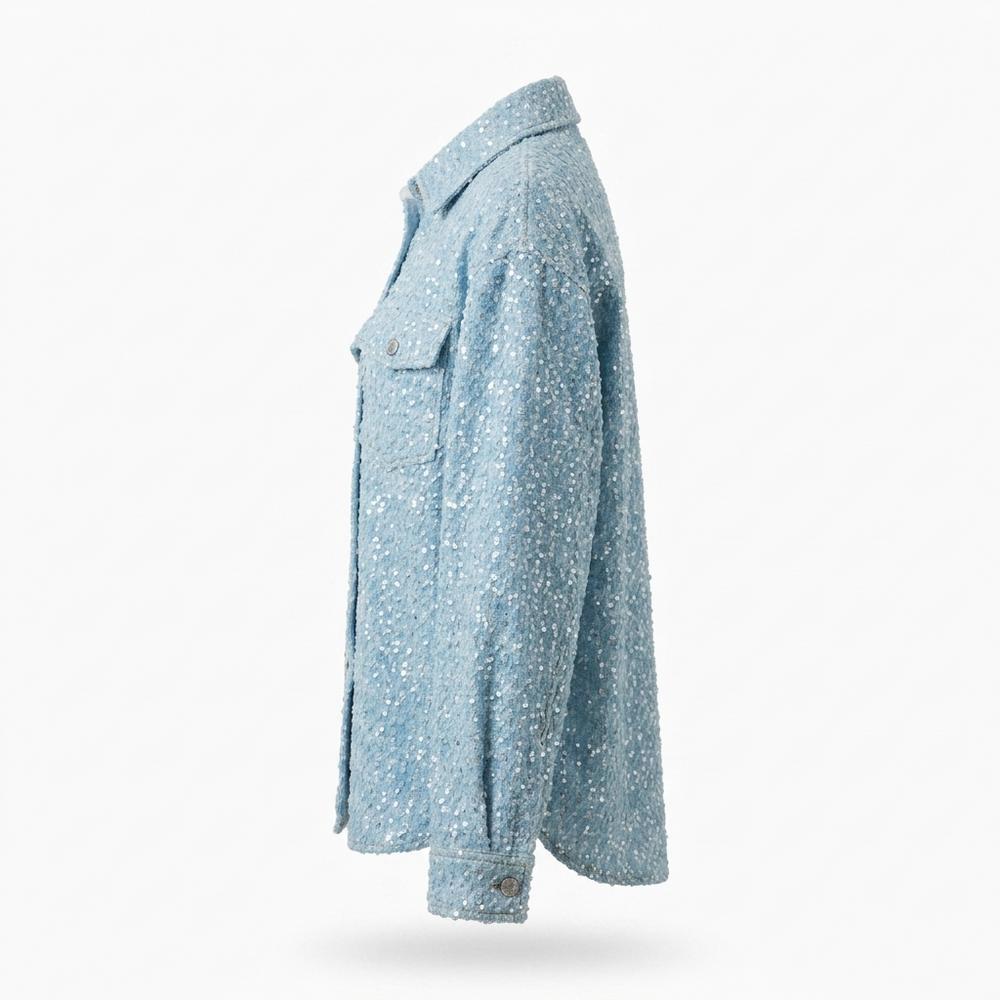 Mens Outlet House - Lenal | Sequin-Embellished Textured Jacket Women