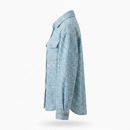 Mens Outlet House - Lenal | Sequin-Embellished Textured Jacket Women