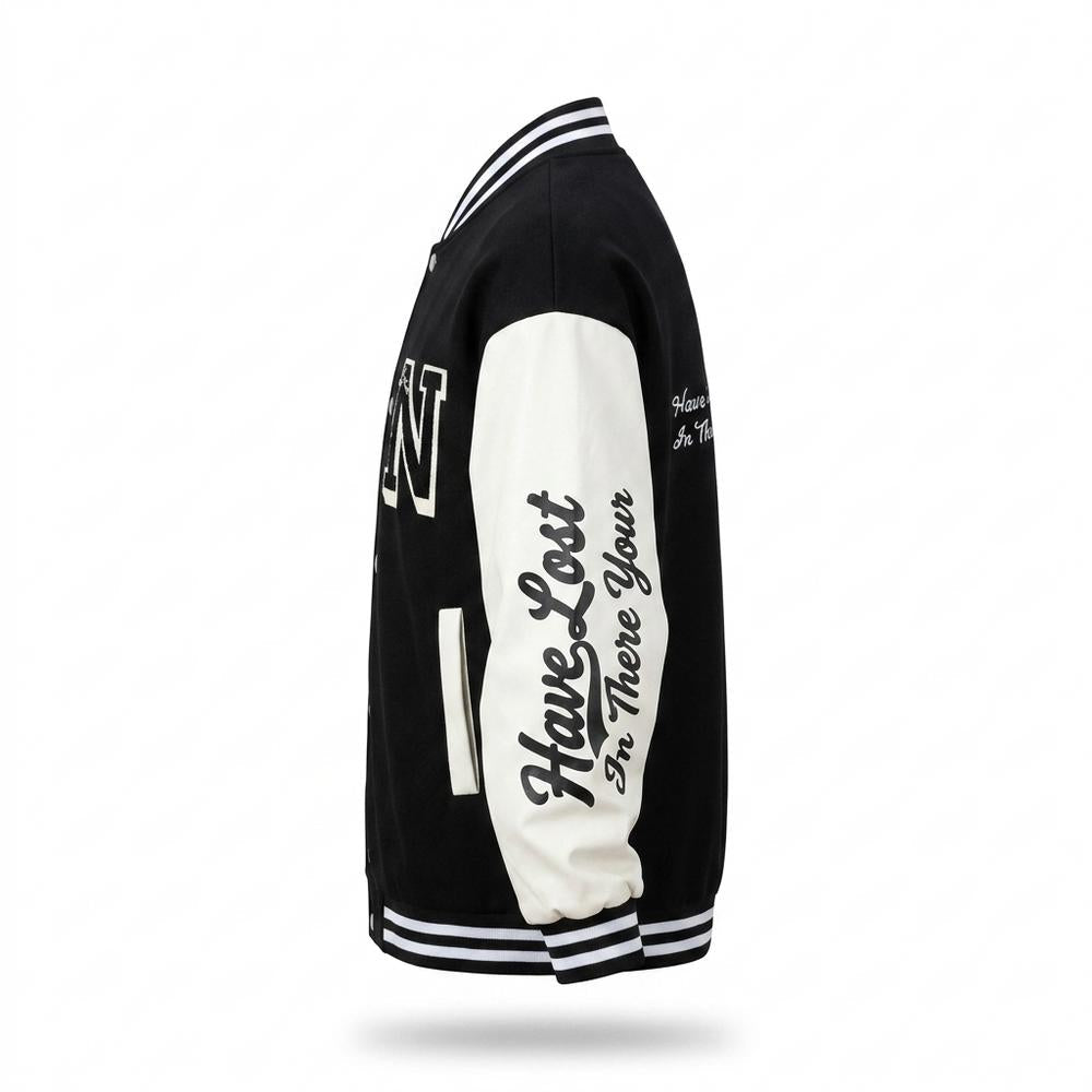 Mens Outlet House - Elmin | Embroidered Color-Block Jacket Unisex