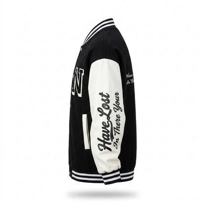 Mens Outlet House - Elmin | Embroidered Color-Block Jacket Unisex