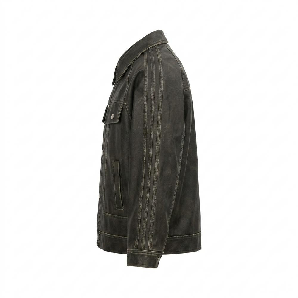 Mens Outlet House - Vosal | Washed Button-Front Jacket Unisex