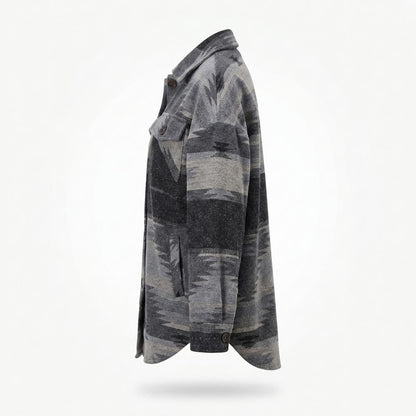 Mens Outlet House - Zamin | Patterned Button-Front Jacket Women