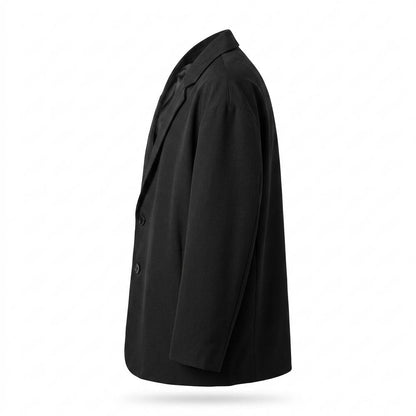 Mens Outlet House - Tisen | Single-Breasted Loose-Fit Blazer Men