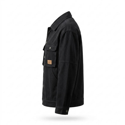 Mens Outlet House - Romor | Button-Front Utility Jacket Men
