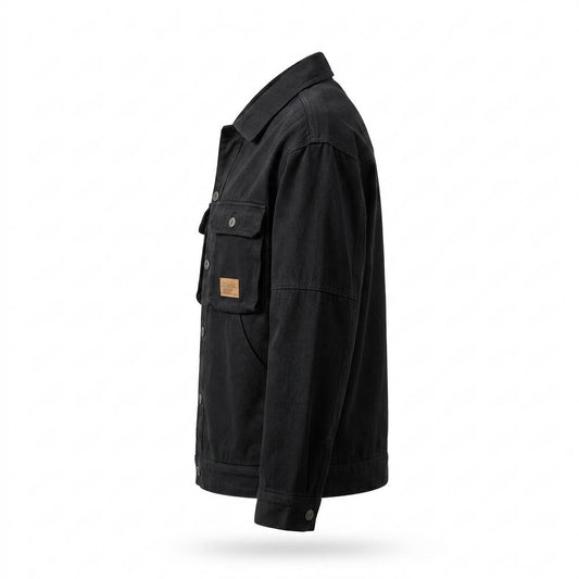 Mens Outlet House - Romor | Button-Front Utility Jacket Men