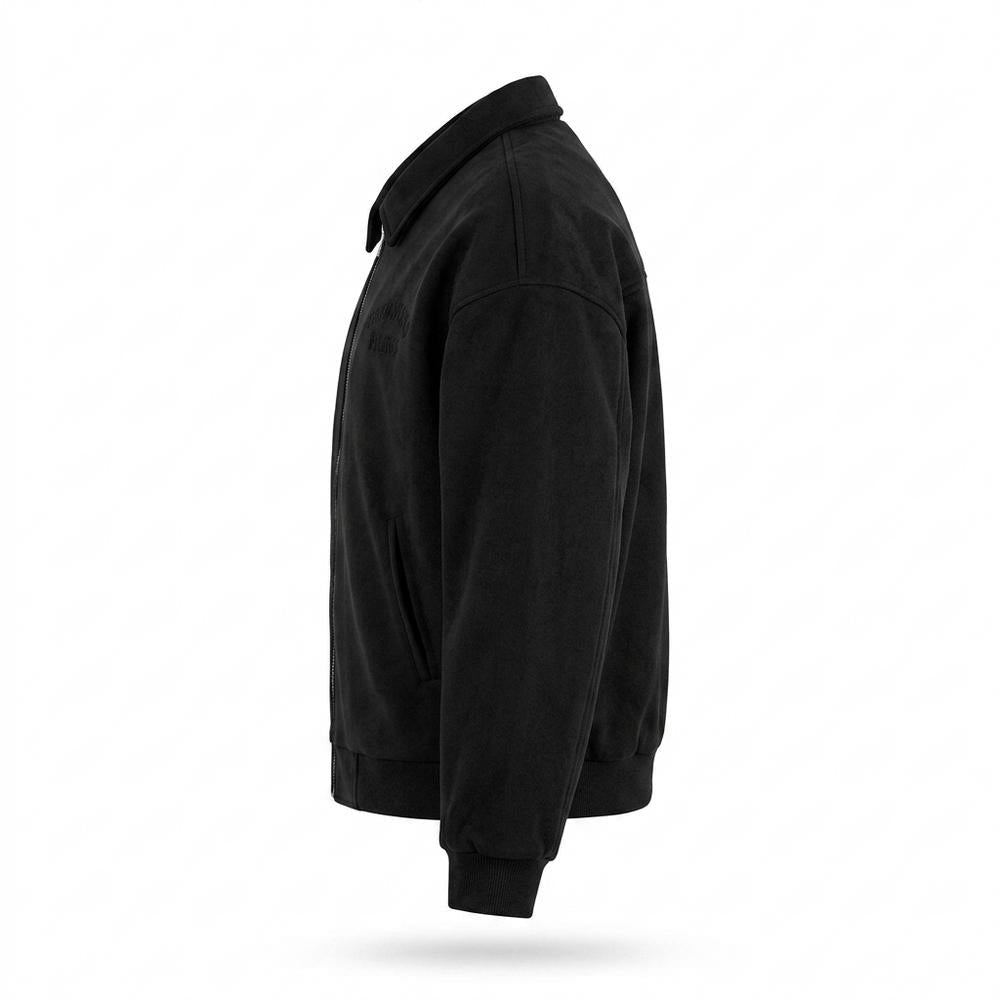 Mens Outlet House - Samor | Sueded Zip-Up Jacket Unisex