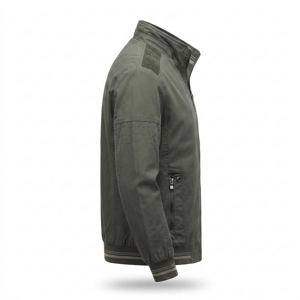 Mens Outlet House - Arsil | Zip-Up Plaid-Lined Jacket Men