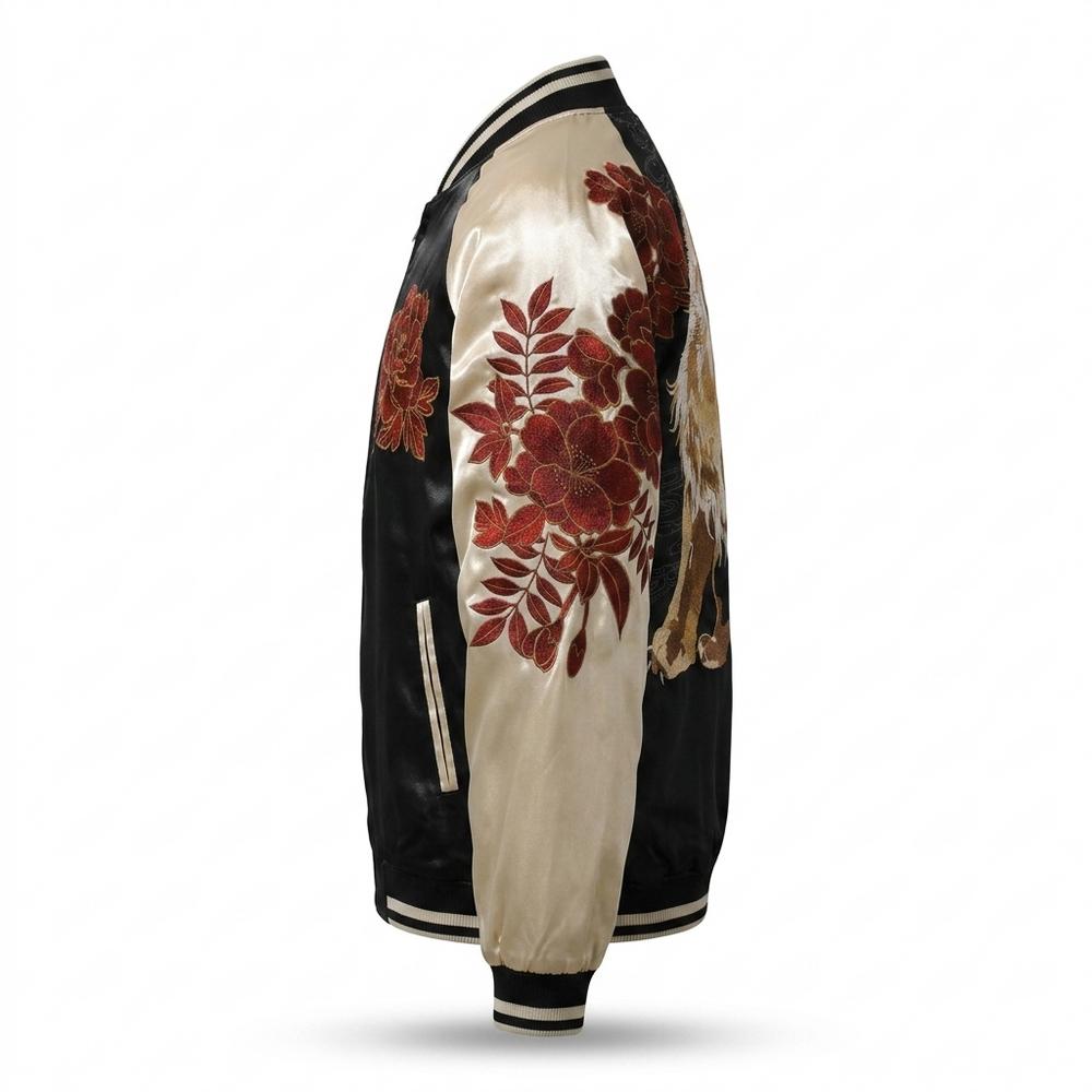 Mens Outlet House - Lemor | Two-Tone Satin Jacket Unisex