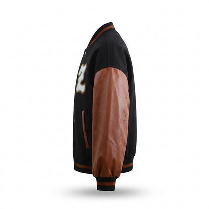 Mens Outlet House - Zeram | Embroidered Color-Block Jacket Unisex
