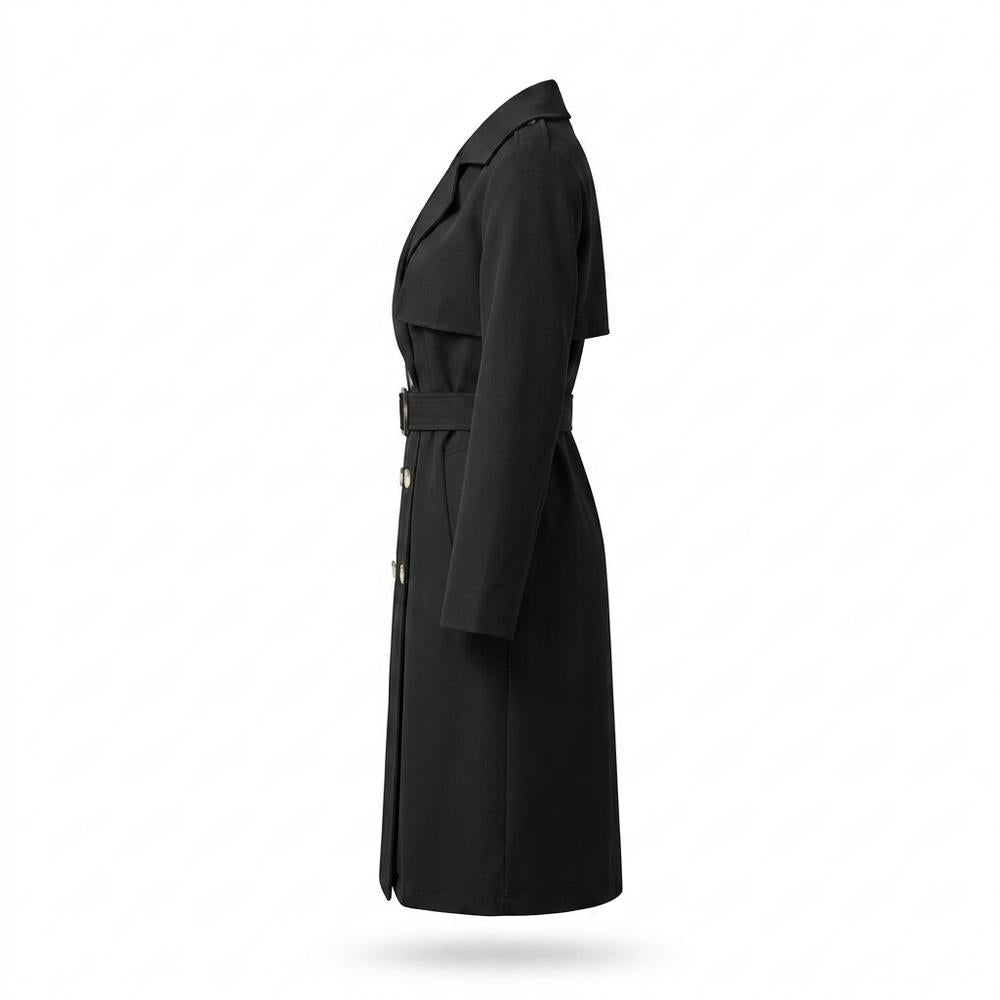 Mens Outlet House - Noser | Double-Breasted Belted Coat Women