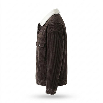 Mens Outlet House - River | Corduroy Sherpa-Lined Jacket Unisex