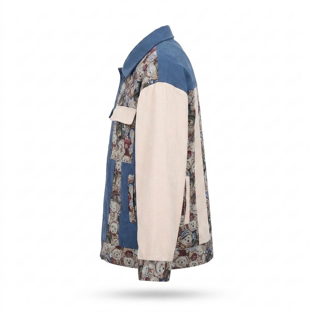 Mens Outlet House - Zever | Patchwork Patterned Jacket Unisex