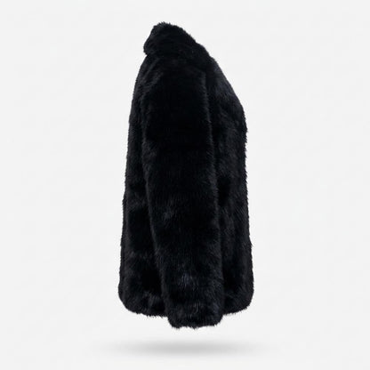 Mens Outlet House - Muvom | Faux Fur Plush Coat Women