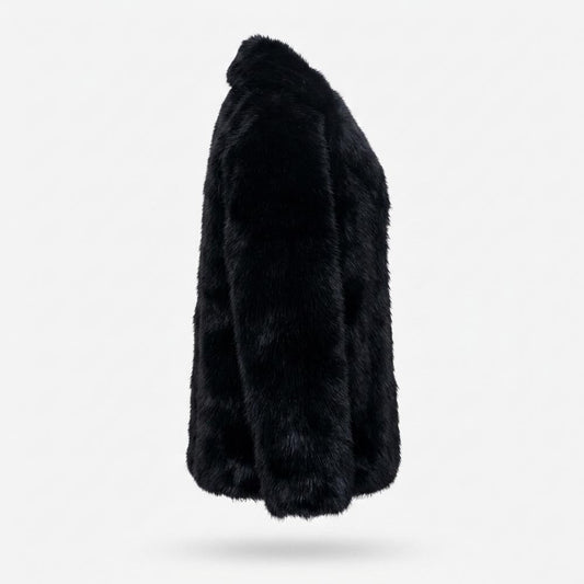Mens Outlet House - Muvom | Faux Fur Plush Coat Women