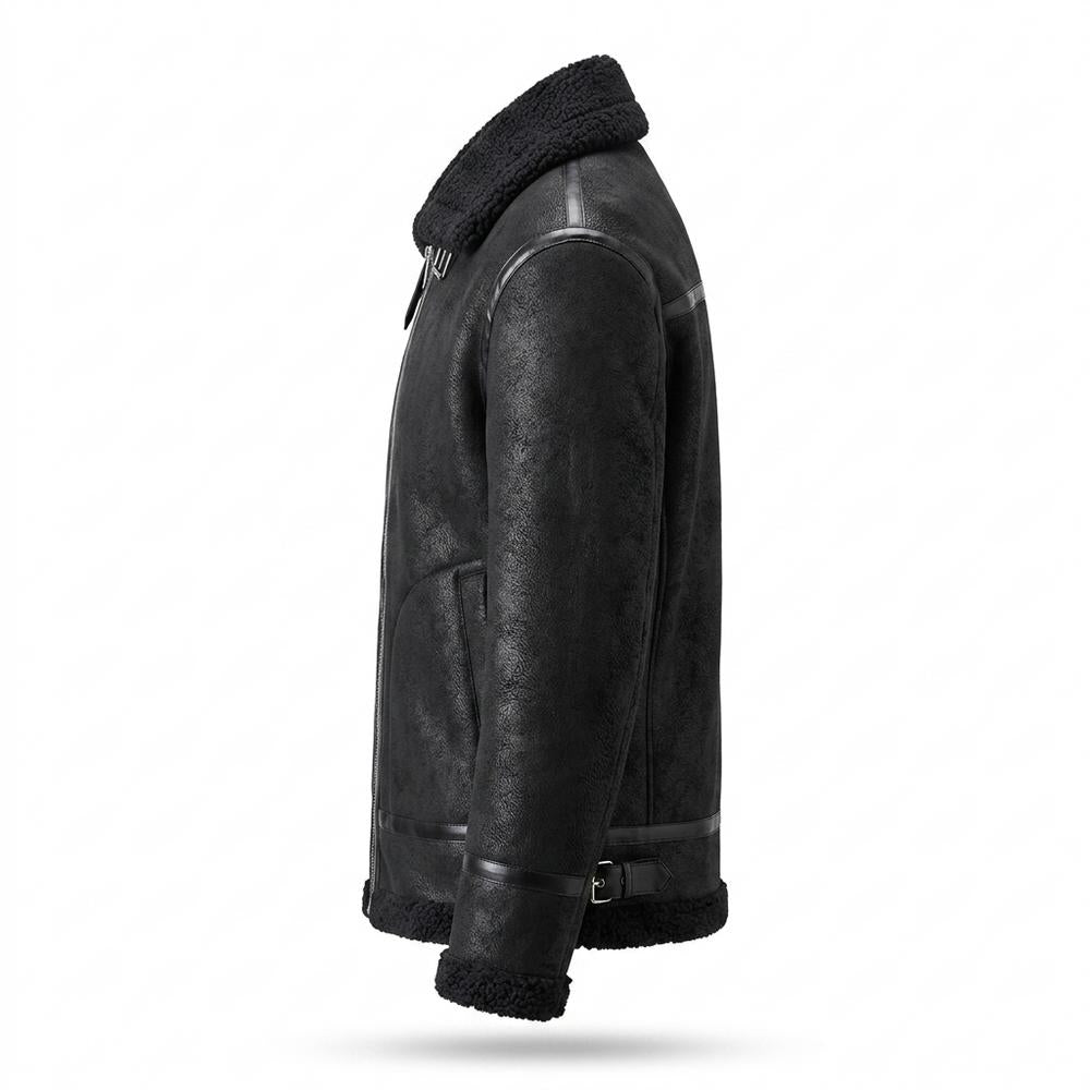Mens Outlet House - Damud | Fleece-Lined Zip-Up Jacket Men