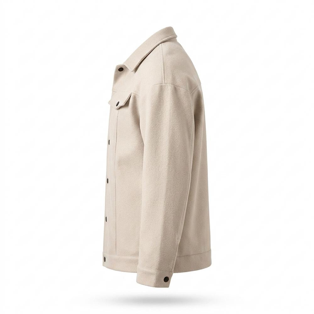 Mens Outlet House - Yibod | Wool-Blend Button-Front Jacket Men