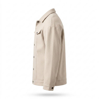 Mens Outlet House - Yibod | Wool-Blend Button-Front Jacket Men