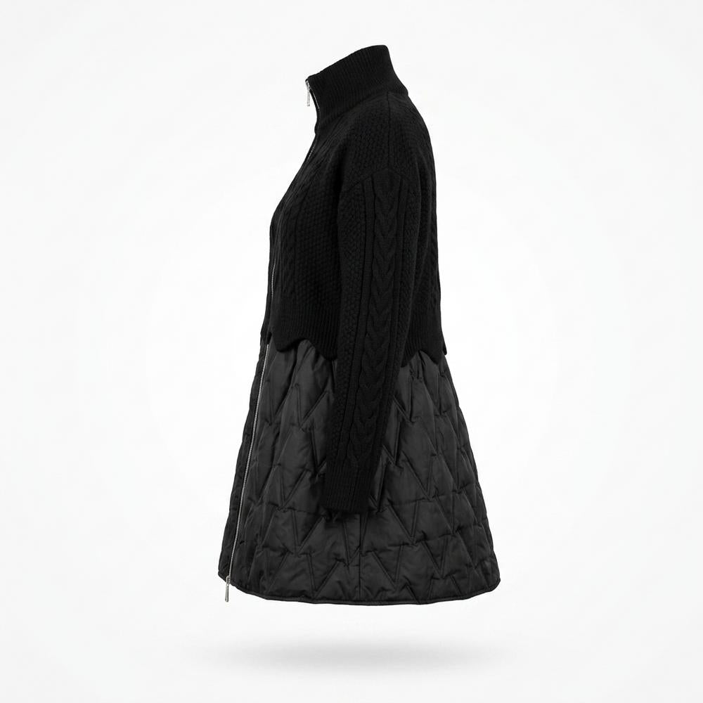 Mens Outlet House - Vofok | Quilted Cable-Knit Coat Women