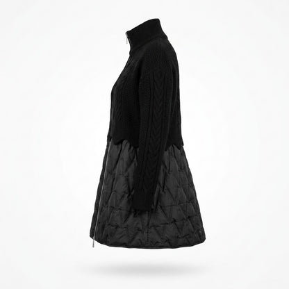 Mens Outlet House - Vofok | Quilted Cable-Knit Coat Women