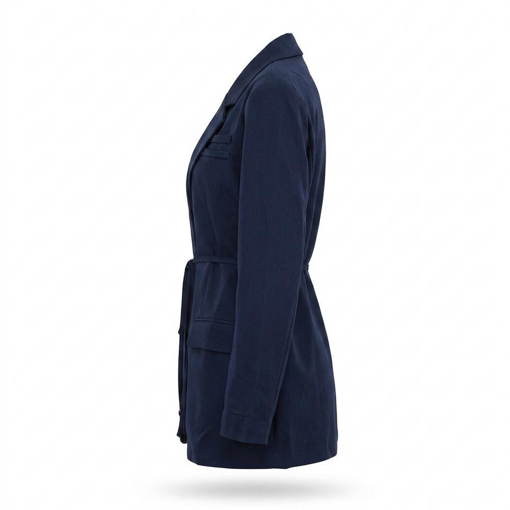 Mens Outlet House - Surul | Tie-Waist Notched Lapel Blazer Women