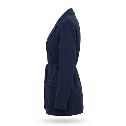 Mens Outlet House - Surul | Tie-Waist Notched Lapel Blazer Women
