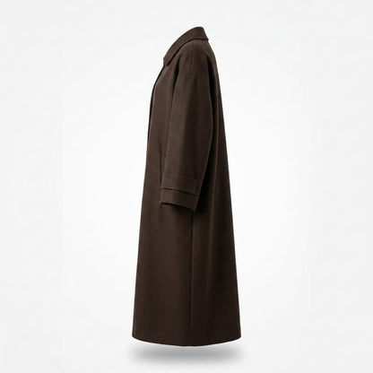 Mens Outlet House - Lunem | Single-Breasted Loose-Fit Coat Women
