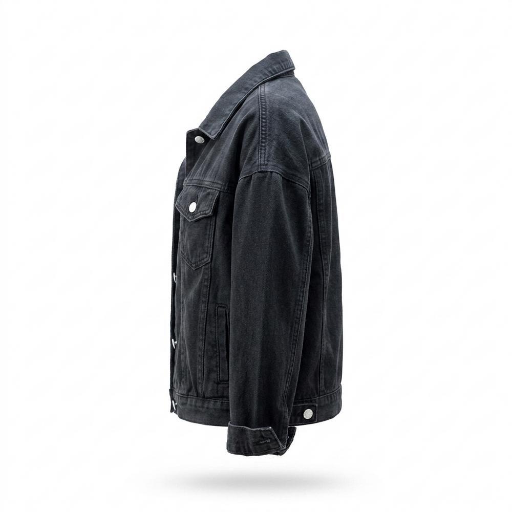 Mens Outlet House - Yozur | Washed Relaxed-Fit Denim Jacket Women