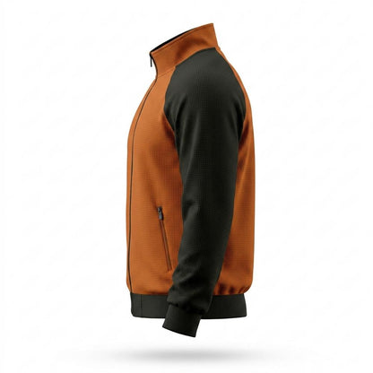 Mens Outlet House - Sazan | Two-Tone Zip-Up Jacket Men