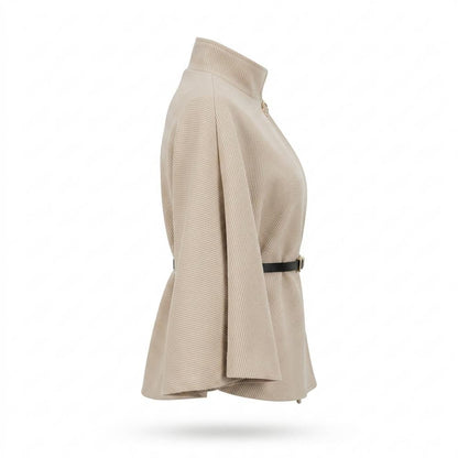 Mens Outlet House - Vaket | Ribbed High-Neck Coat Women