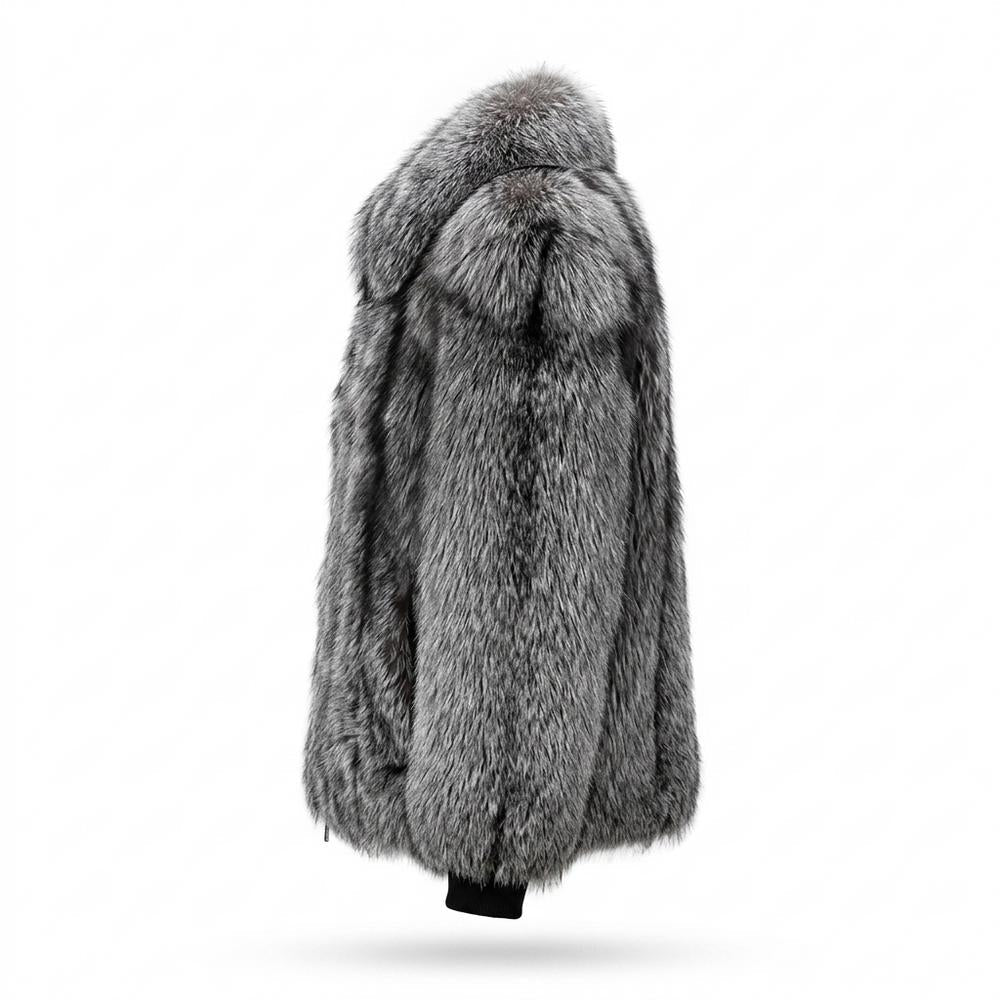 Mens Outlet House - Talor | Faux Fur Zip-Front Jacket Men