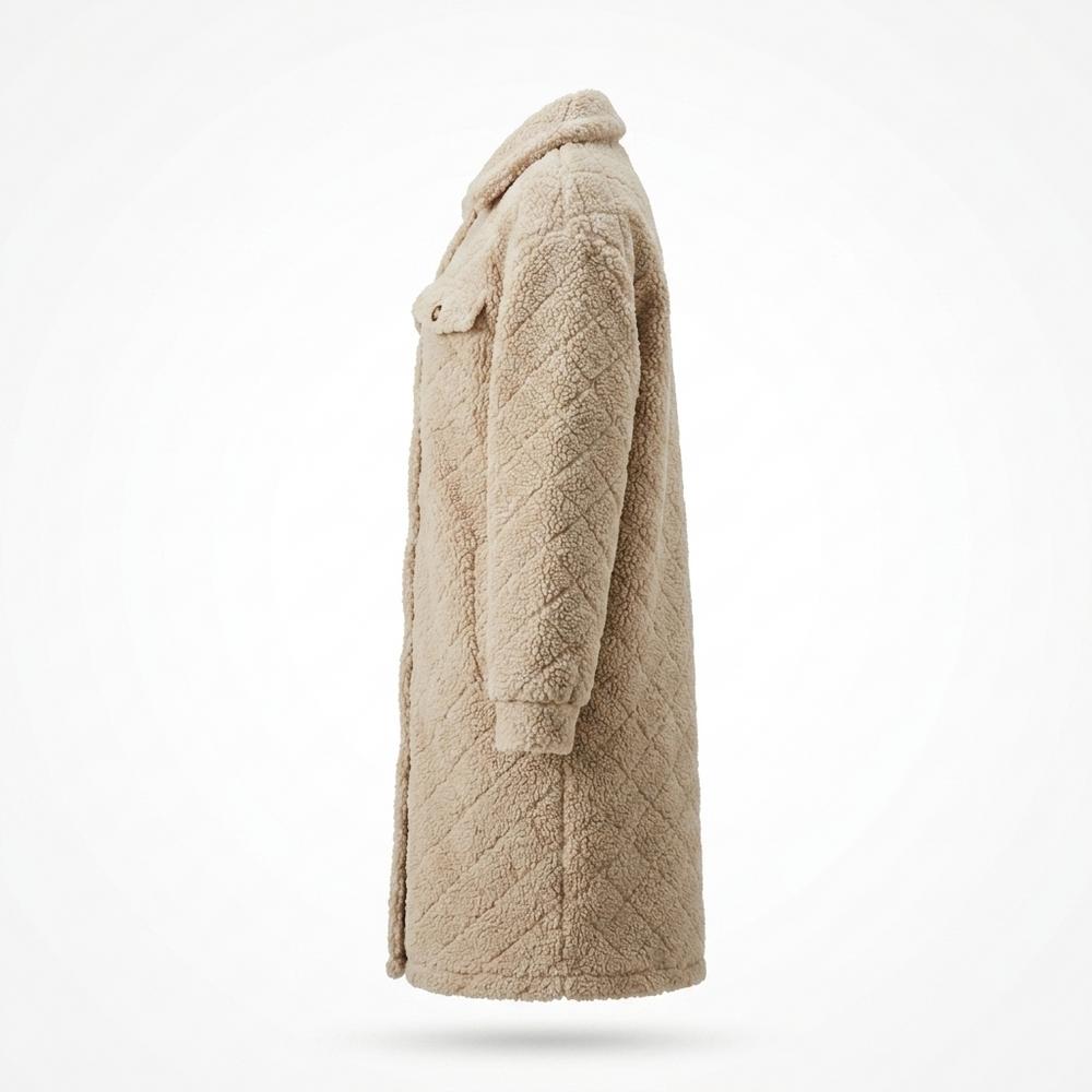 Mens Outlet House - Mamor | Quilted Plush Coat Women