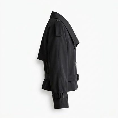 Mens Outlet House - Tufir | Double-Breasted Belted Jacket Women