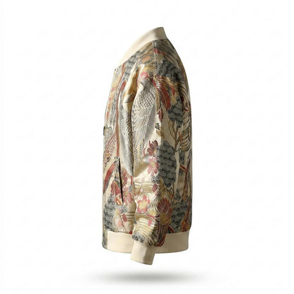 Mens Outlet House - Zamar | Embroidered Zip-Up Jacket Unisex