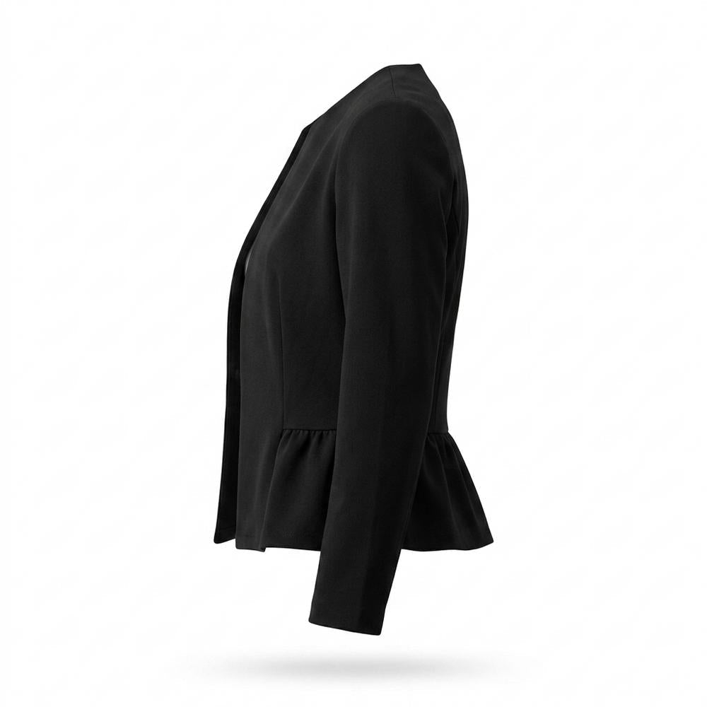 Mens Outlet House - Saven | Collarless Peplum Blazer Women