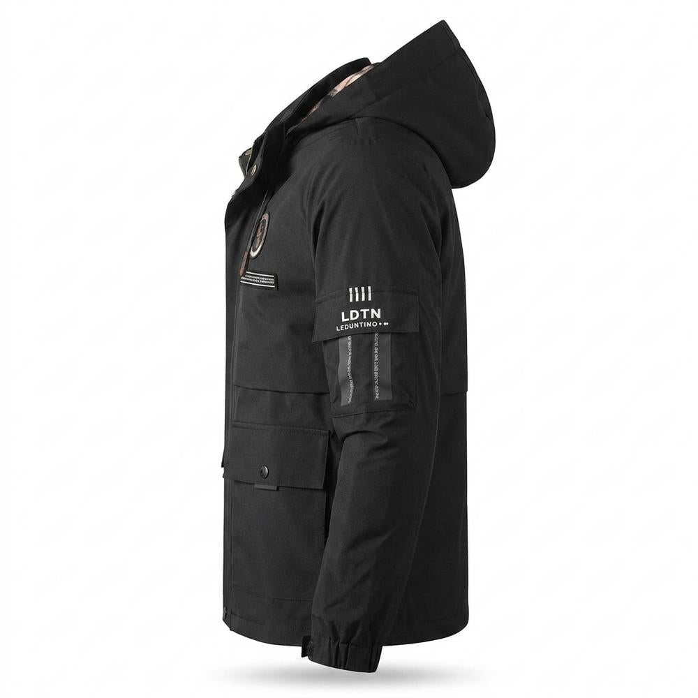 Mens Outlet House - Nelom | Hooded Multi-Pocket Jacket Men