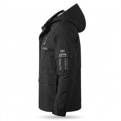 Mens Outlet House - Nelom | Hooded Multi-Pocket Jacket Men