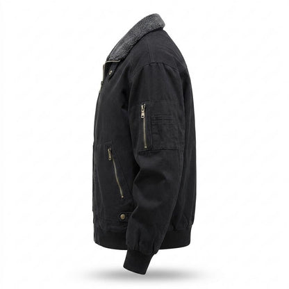 Mens Outlet House - Vasan | Fleece-Lined Shearling-Collar Jacket Men
