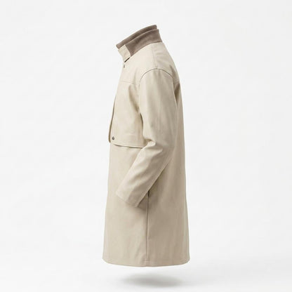 Mens Outlet House - Yomot | Structured Funnel-Neck Coat Men