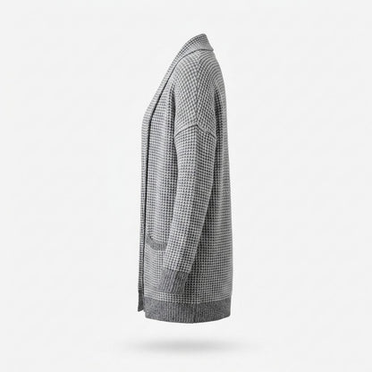 Mens Outlet House - Kevum | Open-Front Textured-Knit Knit Cardigan Women